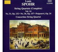 Louis Spohr Louis Spohr: String Quartets (Complete) - Volume 14 (CD) Album