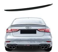 Spoiler Adatto Per AUDI A3 Limo, Nero Verniciato, Materiale Fisso, Sportivo
