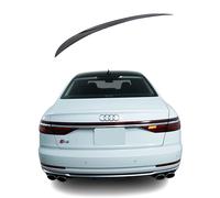 Spoiler Posteriore Adatto A per Audi A8 D5 Verniciato Nero Sottile Design