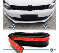 SPOILER Adesivo Compatibile con Volkswagen Lama SOTTO PARAURTI Nero Flessibile