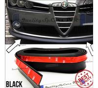 SPOILER Adesivo PER Alfa Spider-159-Brera Lama SOTTO PARAURTI o MINIGONNE Nero