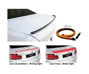 Spoiler adesivo universale 120cm LED rosso posizione/Stop SIMONI RACING - SPC/L