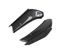 Spoiler Aerodinamico Per DUCATI Per PANIGALE 899/1199 959/1299 PANIGALE R Parti Carenatura Moto Kit Alettone Aerodinamico Alettone Fisso Carenatura Alettone Spoiler per Motocicletta(Carbon Pattern Bla