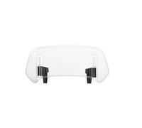 Spoiler Aerodinamico Per Scooter Per Iron 883 Parabrezza Universale Per Moto Spoiler Regolabile Deflettore Spoiler per Motocicletta(Small-Clear)