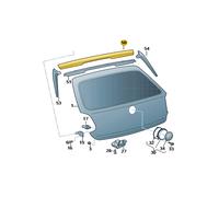 spoiler al tetto originale volkswagen polo 6R6827933C