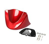 Spoiler Ala Deflettore Per Dyna Per Fat Per Bob Per Wide Glide Fxd 2006-2017 Mento Anteriore Spoiler Inferiore Diga Dell'aria Carenatura Parafango Copertura(Rosso)