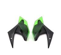 Spoiler Ala Deflettore Per Kawasaki Per Z900 Per Z 900 2017 2018 2019 Parti Del Motociclo Lato Downforce Nudo Spoiler Ala Fissa Winglet Carenatura Deflettori(VERDE)