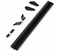 Spoiler Alare Universale In Alluminio Regolabile Da 53" GT Nero ZF U7