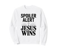 Spoiler Alert Gesù Vince la Fede Christian Inspirational Felpa