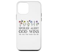 Spoiler Alert God Wins I've Read the Final Chapter Christian Custodia per iPhone 12 mini