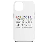 Spoiler Alert God Wins I've Read the Final Chapter Christian Custodia per iPhone 13