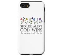 Spoiler Alert God Wins I've Read the Final Chapter Christian Custodia per iPhone SE (2020) / 7/8