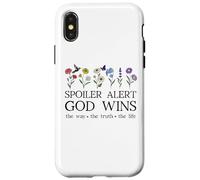 Spoiler Alert God Wins I've Read the Final Chapter Christian Custodia per iPhone X/XS