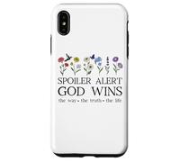 Spoiler Alert God Wins I've Read the Final Chapter Christian Custodia per iPhone XS Max