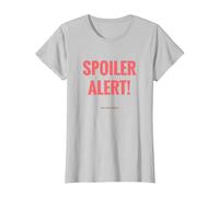 Spoiler Alert I'm Weird Funny Text Grafica Weirdos Nerds Maglietta, Donna, Argento, 3XL