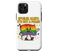 Spoiler Alert It's Not a Phase Cute Rainbow Flag LGBTQ Desig Custodia per iPhone 11 Pro