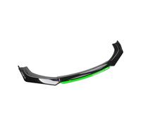 Spoiler Alettone 3 Pezzi Universale Paraurti Anteriore Auto Kit Labbro Anteriore Sotto Labbra Diffusore Spoiler Auto Decorare Accessori Ricambi Auto Posteriore Spoiler(Black Green)