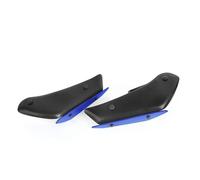 Spoiler Alettone Aerodinamico Moto Downforce Sport Spoiler Laterali Winglets Deflettore Telaio Carenatura Per Kawasaki Per Ninja 400 Per Ninja400 2018-2022(Matte Black- blue)