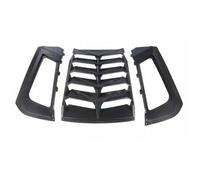 Spoiler Alettone Per Ford Per Mustang Diffusore Uscita Dell'aria Automatico Spoiler Persiane Griglia Copertura Telaio Lunotto Posteriore Decorazioni Per Auto Custodia(ABS Gloss Black)