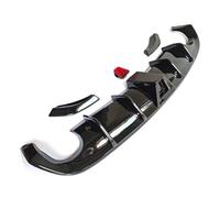 Spoiler Alettone Posteriore Auto Diffusore Posteriore Labbro Per VW Per Scirocco R 2015 2016 2017 Body Kit Con Lampada Paraurti Spoiler Splitter In Plastica Spoiler(Gloss Black)