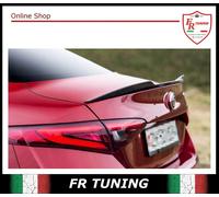 SPOILER ALFA ROMEO GIULIA ALETTONE QUADRIFOGLIO DA BAULE IN ABS NERO OPACO