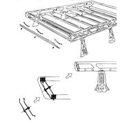 Spoiler anteriore 140cm per bagagliera Omega Vans La Prealpina
