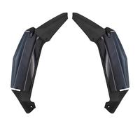 Spoiler Anteriore 2 Deflettori Aria Regolabili Parabrezza Laterali Per Gold Wing 2018 2019-2023 Per Moto, In Plastica ABS Nera Ala Aerodinamica