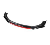 Spoiler Anteriore 4PCS Universal Car Paraurti Anteriore Labbro Body Kit Spoiler Splitter Gloss Rosso Sotto Labbra Diffusore Auto Pala parti
