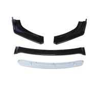 Spoiler Anteriore 4PCS Universal Car Paraurti Anteriore Labbro Body Kit Spoiler Splitter Gloss Rosso Sotto Labbra Diffusore Auto Pala parti