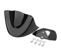 Spoiler anteriore Anti Collisione Accessori Adatto per Harley Dyna Fat Bob Streetbob Wide Glide FXD 2006-2017, spoiler anteriore, copertura inferiore presa d'aria.(Light Black)