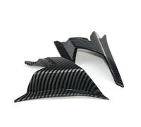 Spoiler anteriore Anti Collisione Accessori Adatto per Honda ADV160 2022 2023 Carenatura aerodinamica per motocicletta Winglet ABS Spoiler modelli compatibili Spoiler laterale(Carbon Fiber)