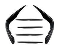 Spoiler Anteriore Auto Per Classe GLC X253 2016-2019 GLC250 260 300 350 43 AMG Auto Paraurti Anteriore Lip Splitter Spoiler Nebbia luce Trim Nero