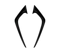 Spoiler Anteriore Auto Spoiler Per Ford Per Fiesta ST MK6 Dal 2012 Al 2017 Paraurti Anteriore Labbro Fendinebbia Luce Anteriore Cornici Copertura Trim Adesivo In ABS Lucido(Gloss Black)