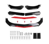 Spoiler Anteriore Auto Universale Maggior Parte Auto Gloss Nero Rosso Lingua Paraurti Anteriore Labbro Mento Spoiler Splitter Diffusore Body Kit Trim Diga D'aria Protezione Auto Spoiler Frontali(A-Bla