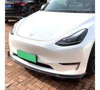 Spoiler anteriore compatibile con Tesla Model Y 2019- (nero lucido ABS)