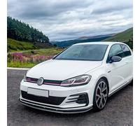 Spoiler anteriore compatibile con Volkswagen Golf VII (7.5) GTi/GTD/R/R-Line 2017-2019 (ABS nero lucido)