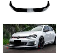 Spoiler anteriore compatibile con Volkswagen Golf VII GTi/GTD/R/R-Line 2012-2017 (nero lucido ABS)
