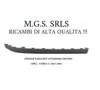 SPOILER ANTERIORE DESTRO DX OPEL CORSA C (2003>2006)