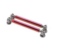 Spoiler Anteriore Kit Barra Di Supporto Per Labbro Del Paraurti Anteriore Per Spoiler Splitter Per Auto Asta Decorativa Universale(7.5cm Red)