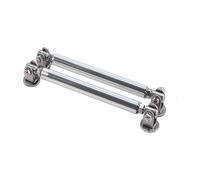 Spoiler Anteriore Kit Barra Di Supporto Per Labbro Del Paraurti Anteriore Per Spoiler Splitter Per Auto Asta Decorativa Universale(7.5cm Silver)
