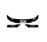 Spoiler anteriore Kit Carrozzeria Per BMW Serie 5 F10 F11 2011-2017, 3 Pezzi, Paraurti Anteriore In ABS Lucido Nero, Spoiler, Splitter E Diffusore.