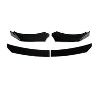 Spoiler Anteriore Per Auto Per Chrysler 300 SRT8 Spoiler Anteriori Auto Paraurti Anteriore Splitter Kit Carrozzeria Protezioni Protettore Con Asta Di Supporto Accessori(Glossy Black)