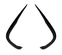 Spoiler anteriore per auto, Yurefax ABS Auto Paraurti Anteriore Lip Splitter Spoiler Fendinebbia Trim, for, Classe E W213 S213 E200 E220d E250 E300 AMG 2016-2020 Spoiler Anteriori(BLACK Glossy Black)