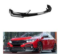 Spoiler Anteriore per Civic 10th FK7 Fk8 2017 2018 2019 2020 2021, Labbro Paraurti Frontali Spoiler Splitter Diffusore Body Kit, Accessori Tuning Auto