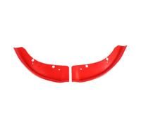 Spoiler anteriore Per Dodge Per Charger Per SRT Per Scat Per Pack 2015-2021 2 Pezzi Auto Paraurti Anteriore Lip Splitter Protector Paraurti Anteriore Lip Splitter(Red)