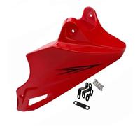 Spoiler Anteriore Per MSX125 Per Grom 2013 2014 2015 Protezione Motore Carenatura Puntale Accessori Per Moto Ricambi Ala Fissa(Rosso)