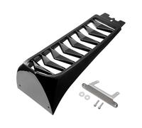 Spoiler Anteriore Per Softail Per Street Per Breakout Per Fat Per Bob 2018-2023 Spoiler Anteriore Nero Lucido Per Moto Copertura Inferiore Radiatore Alette