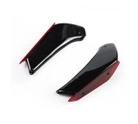 Spoiler Anteriore Per ZX10R ZX-10R 2011-2020 Carenatura Per Moto Kit Ala Aerodinamica Aletta Fissa Alette(Rosso)
