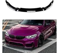 Spoiler Anteriore Sottoparaurti Per BMW 3 Series 4 Series M3 M4 F80 F82 F83 2015-2020, Paraurti Lip Splitter Body Kit Diffusore Canard Protector,Black