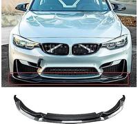Spoiler Anteriore Sottoparaurti Per BMW 3 Series 4 Series M3 M4 F80 F82 F83 2015-2020, Paraurti Lip Splitter Body Kit Diffusore Canard Protector,Carbon fiber look